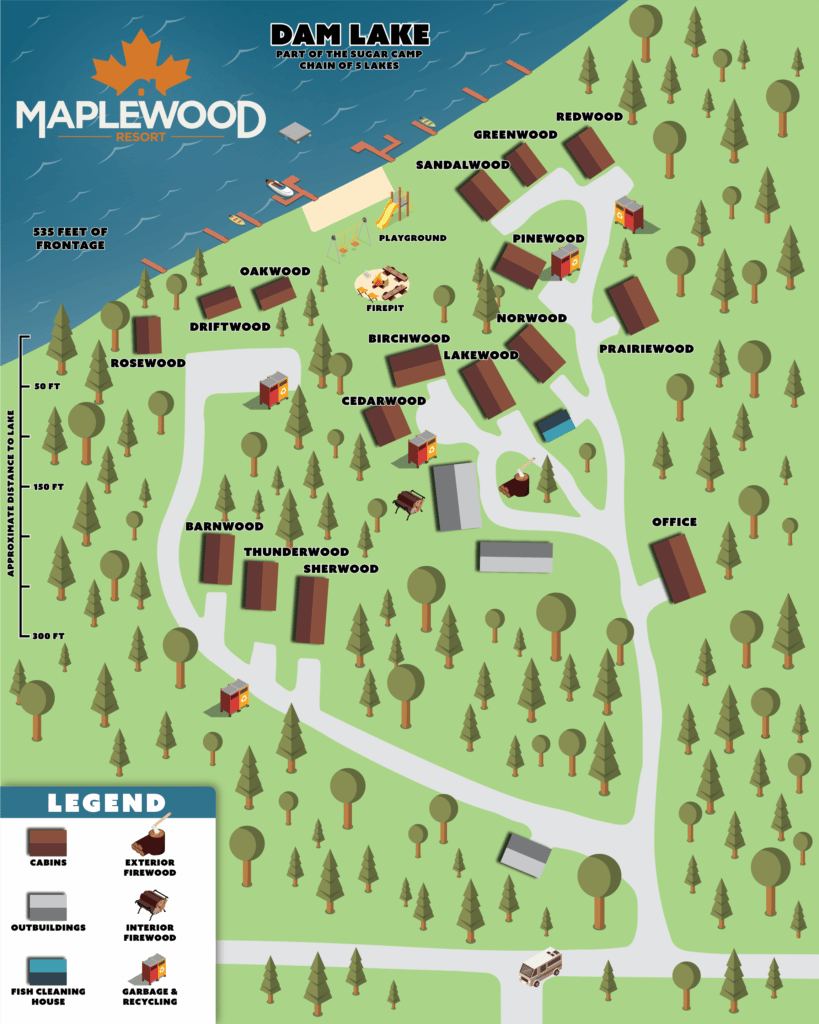 Maplewood Resort Map 2022